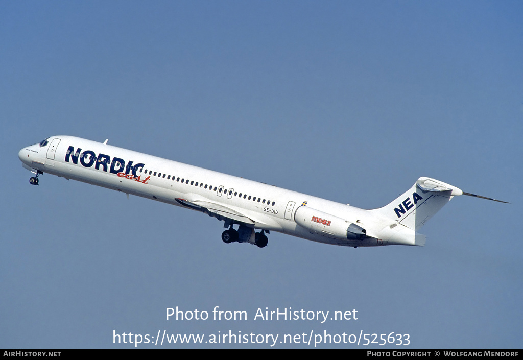 Aircraft Photo of SE-DID | McDonnell Douglas MD-83 (DC-9-83) | Nordic East Airways - NEA | AirHistory.net #525633