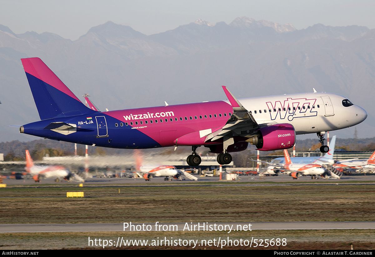 Aircraft Photo of HA-LJA | Airbus A320-271N | Wizz Air | AirHistory.net #525688