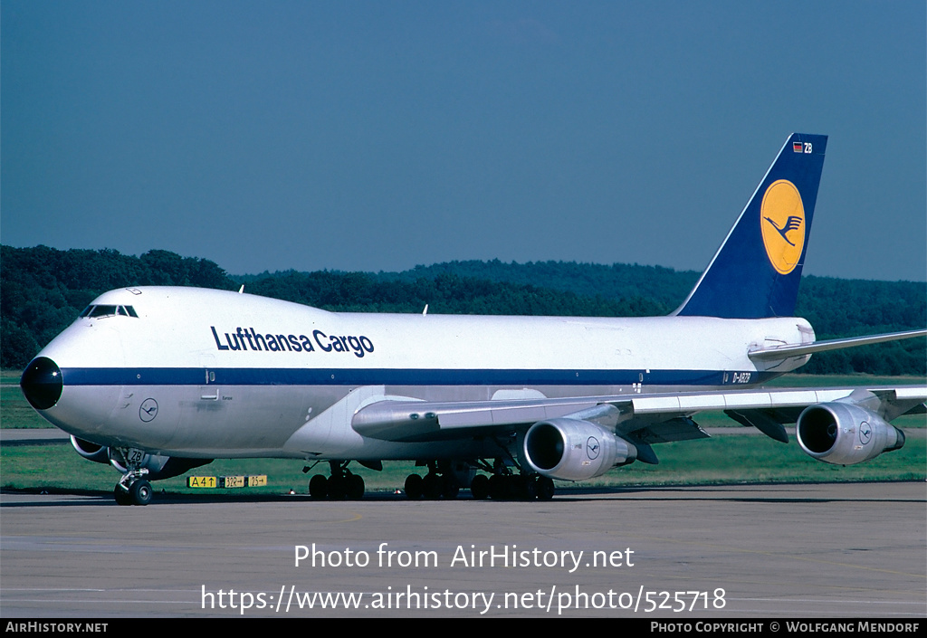 Aircraft Photo of D-ABZB | Boeing 747-230F/SCD | Lufthansa Cargo | AirHistory.net #525718