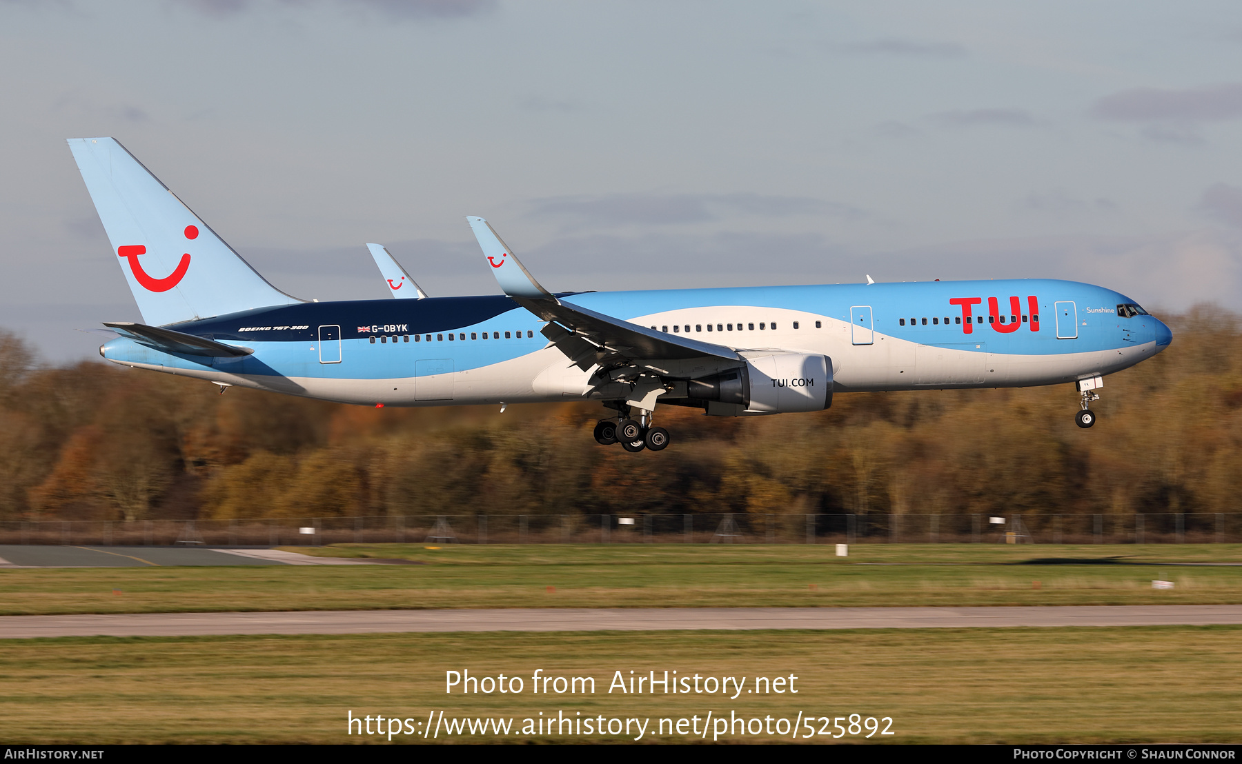 Aircraft Photo of G-OBYK | Boeing 767-38A/ER | TUI | AirHistory.net #525892