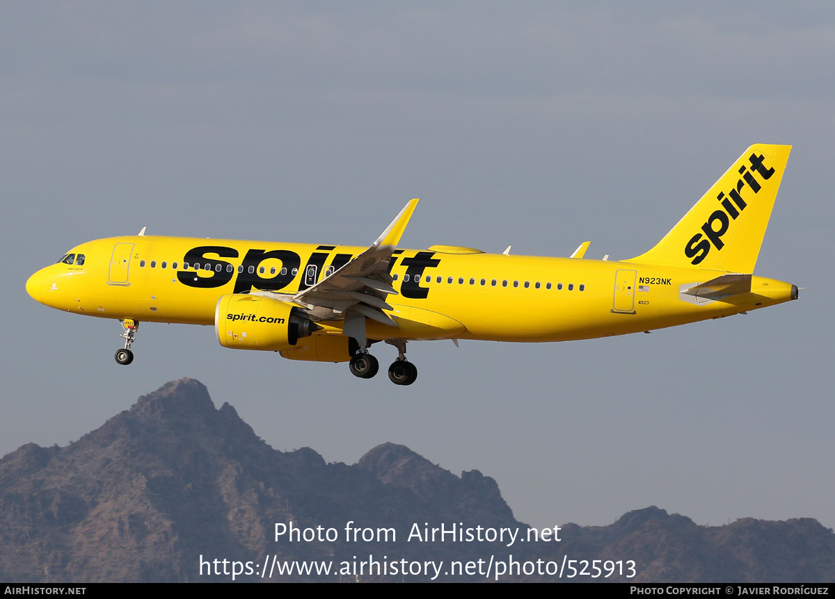 Aircraft Photo of N923NK | Airbus A320-271N | Spirit Airlines | AirHistory.net #525913