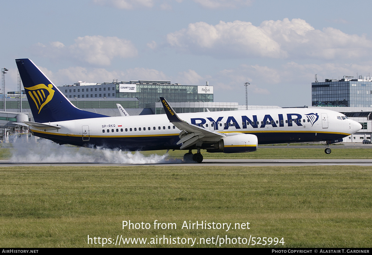 Aircraft Photo of SP-RKQ | Boeing 737-800 | Ryanair | AirHistory.net #525994