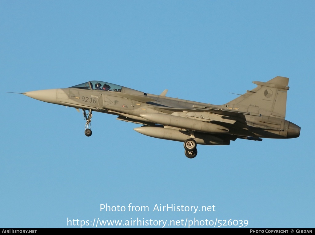 Aircraft Photo of 9236 | Saab JAS 39C Gripen | Czechia - Air Force | AirHistory.net #526039