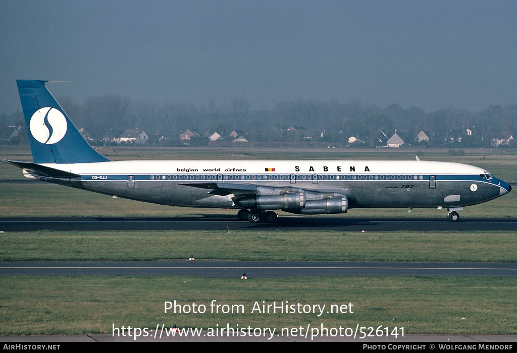 Aircraft Photo of OO-SJJ | Boeing 707-329C | Sabena | AirHistory.net #526141