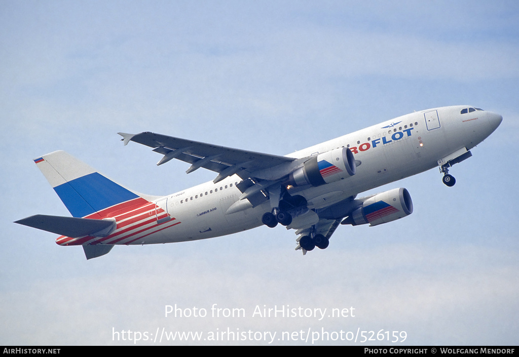 Aircraft Photo of F-OGQT | Airbus A310-304 | Aeroflot | AirHistory.net #526159