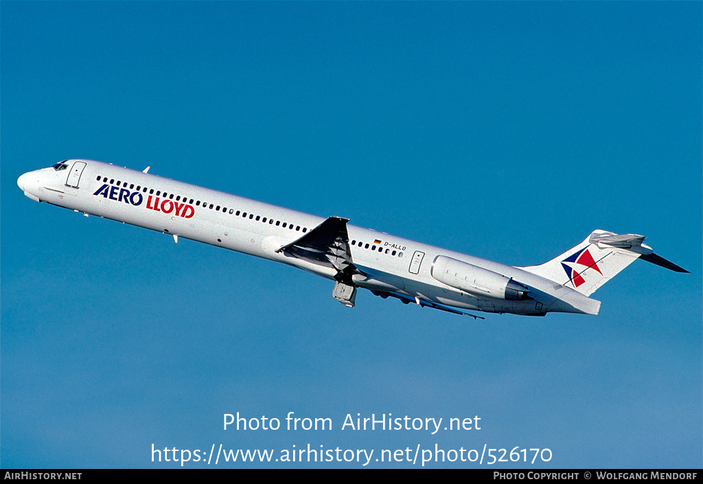 Aircraft Photo of D-ALLO | McDonnell Douglas MD-83 (DC-9-83) | Aero Lloyd | AirHistory.net #526170