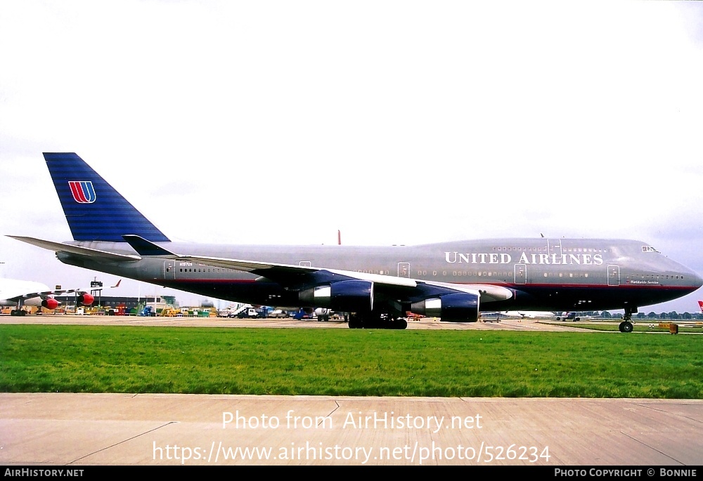 Aircraft Photo of N197UA | Boeing 747-422 | United Airlines | AirHistory.net #526234