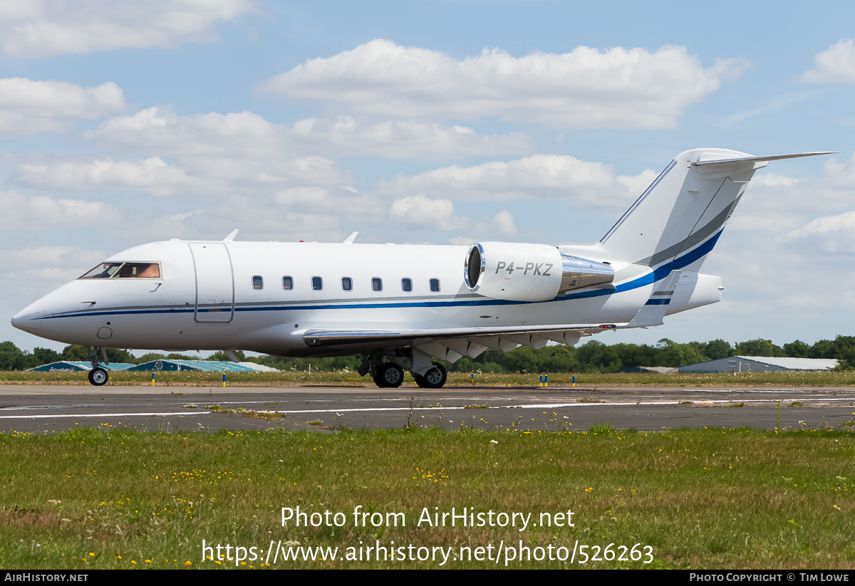 Aircraft Photo of P4-PKZ | Bombardier Challenger 604 (CL-600-2B16) | AirHistory.net #526263