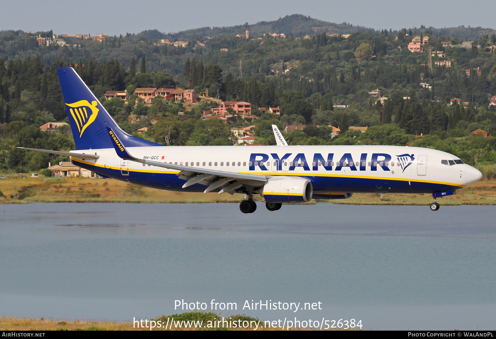 Aircraft Photo of 9H-QCC | Boeing 737-8AS | Ryanair | AirHistory.net #526384