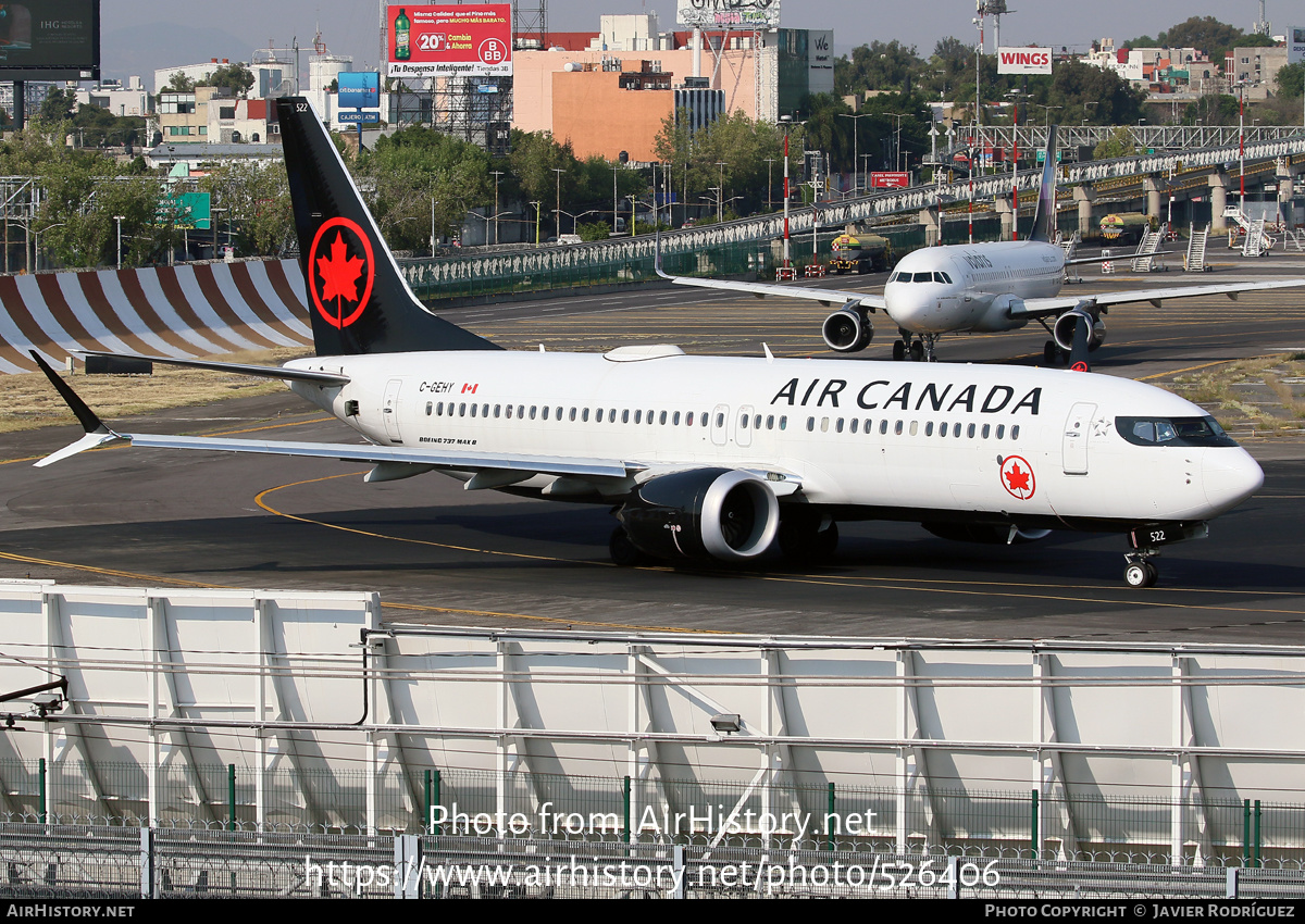 Aircraft Photo of C-GEHY | Boeing 737-8 Max 8 | Air Canada | AirHistory.net #526406