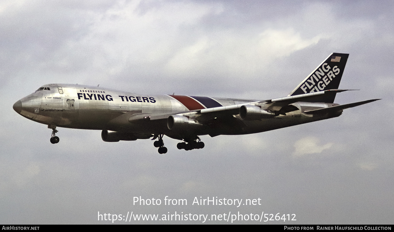 Aircraft Photo of N815FT | Boeing 747-245F/SCD | Flying Tigers | AirHistory.net #526412