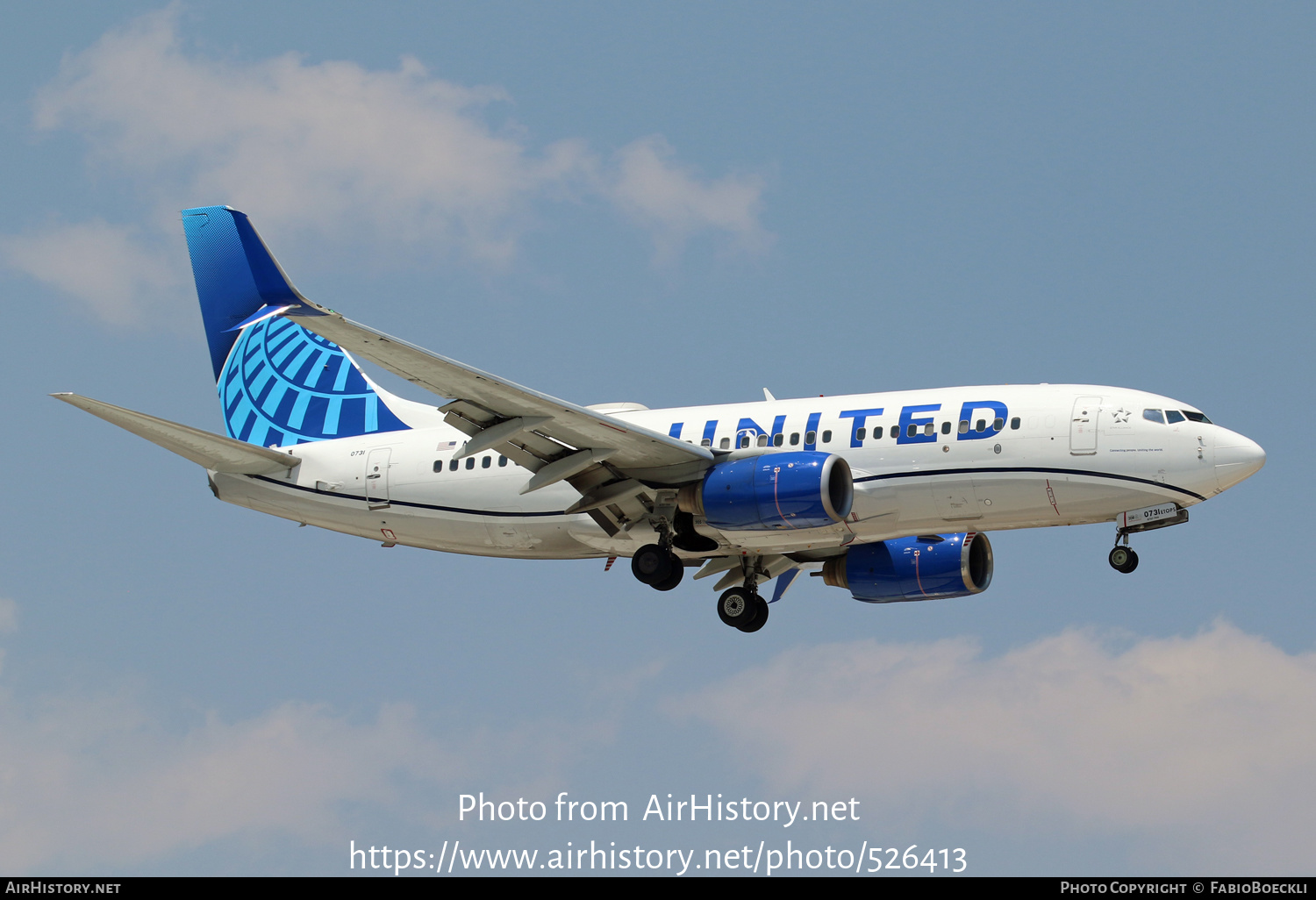 Aircraft Photo of N14731 | Boeing 737-724 | United Airlines | AirHistory.net #526413