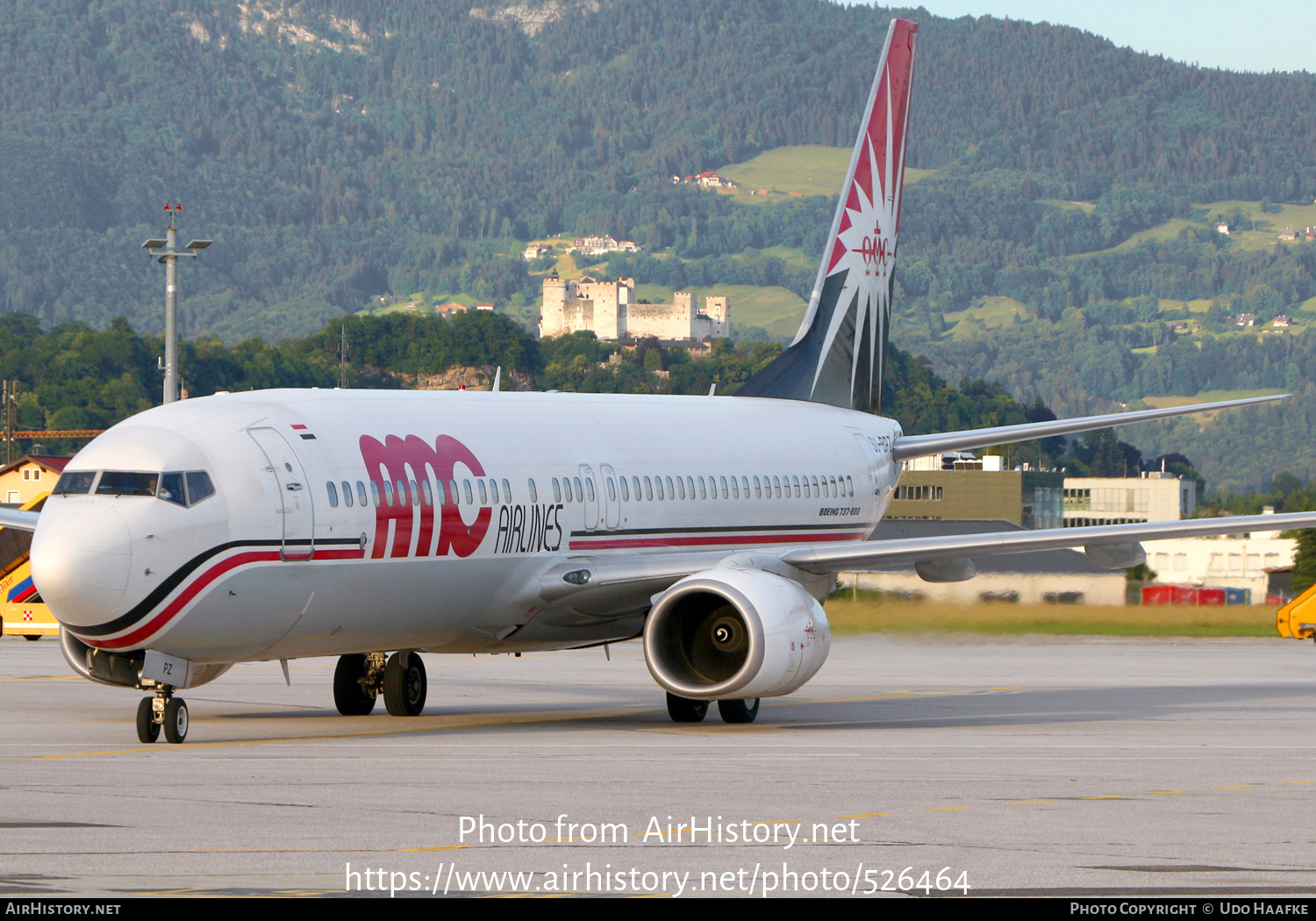 Aircraft Photo of SU-BPZ | Boeing 737-86N | AMC Airlines | AirHistory.net #526464