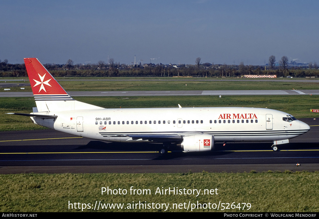 Aircraft Photo of 9H-ABR | Boeing 737-3Y5 | Air Malta | AirHistory.net #526479