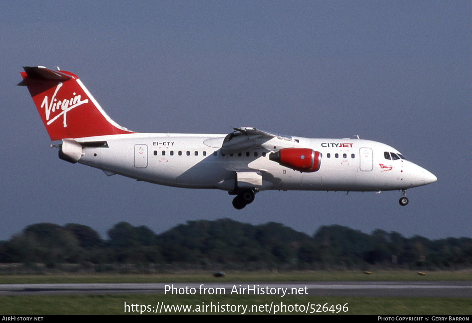 Aircraft Photo of EI-CTY | British Aerospace BAe-146-200 | CityJet | AirHistory.net #526496