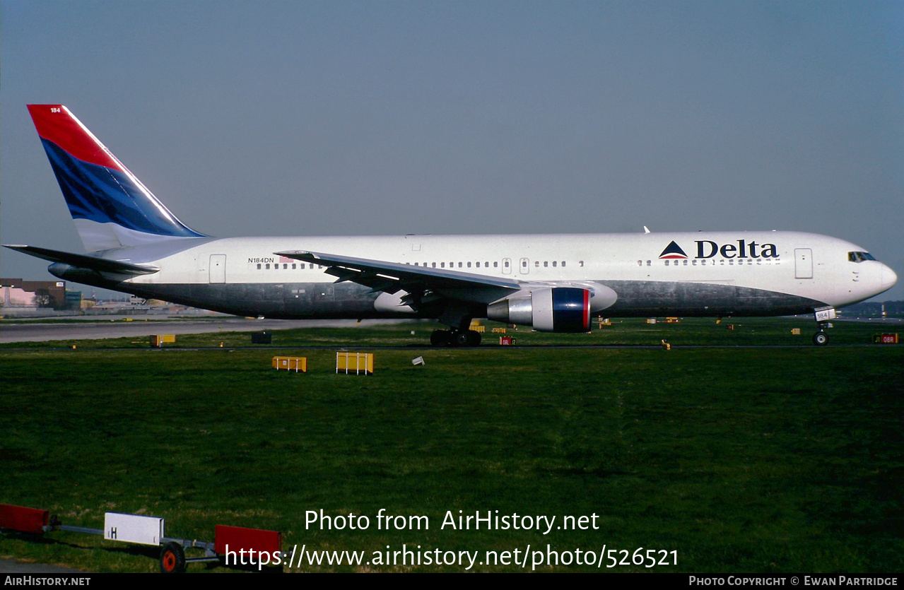 Aircraft Photo of N184DN | Boeing 767-332/ER | Delta Air Lines | AirHistory.net #526521