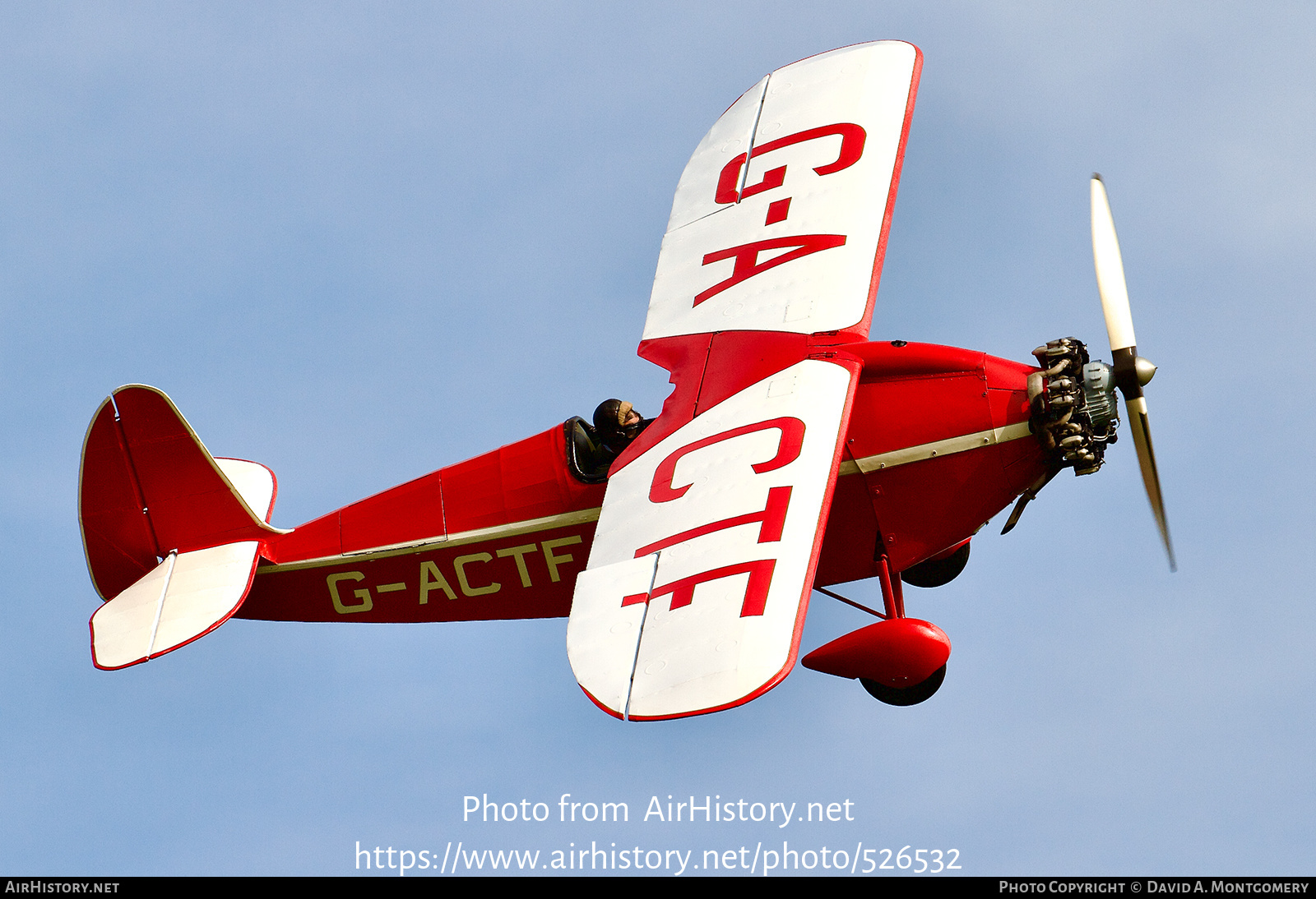 Aircraft Photo of G-ACTF | Comper CLA-7 Swift | AirHistory.net #526532