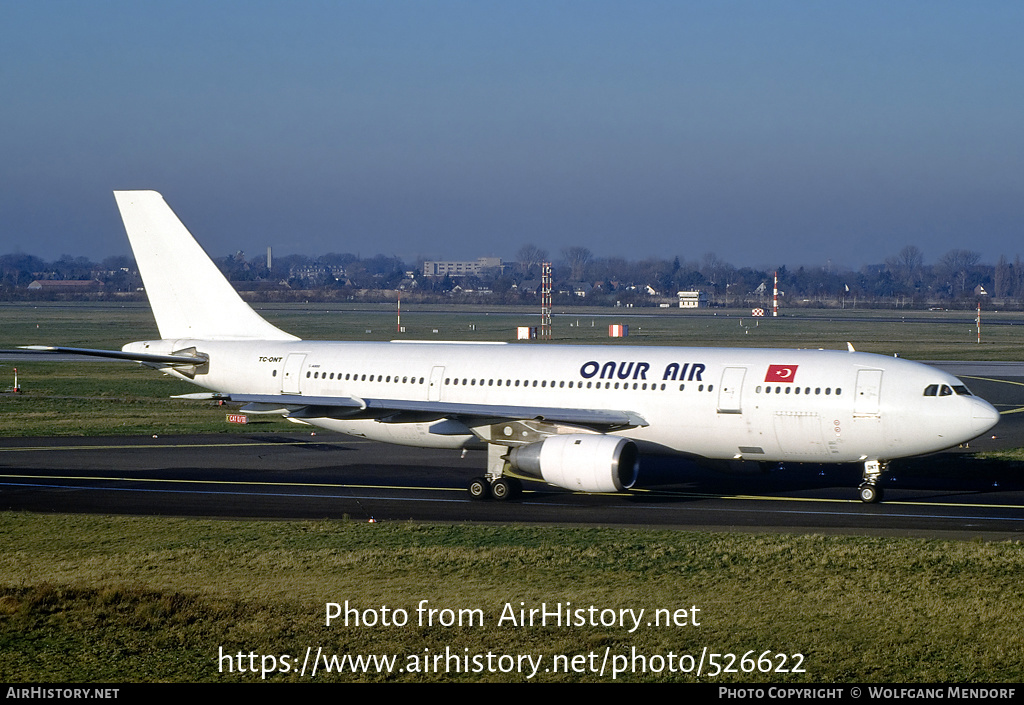 Aircraft Photo of TC-ONT | Airbus A300B4-203 | Onur Air | AirHistory.net #526622