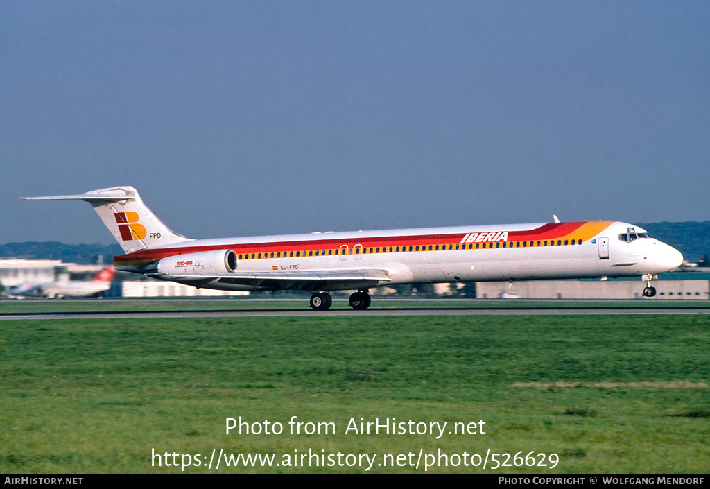 Aircraft Photo of EC-FPD | McDonnell Douglas MD-88 | Iberia | AirHistory.net #526629