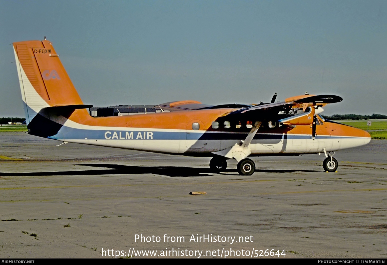 Aircraft Photo of C-FQXW | De Havilland Canada DHC-6-200 Twin Otter | Calm Air | AirHistory.net #526644