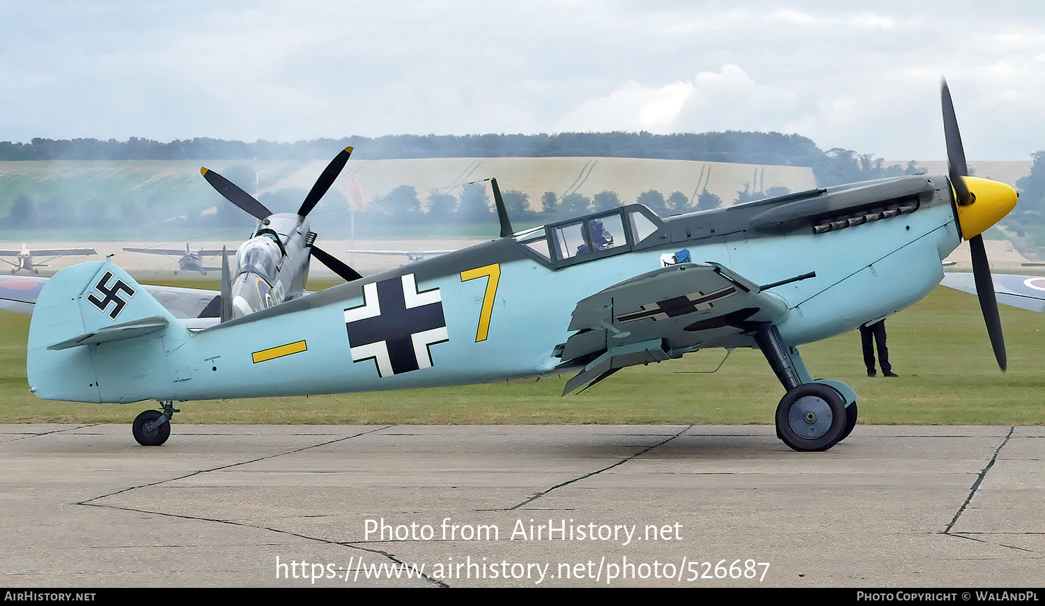 Aircraft Photo of G-AWHM | Hispano HA-1112-M1L Buchon | Germany - Air Force | AirHistory.net #526687