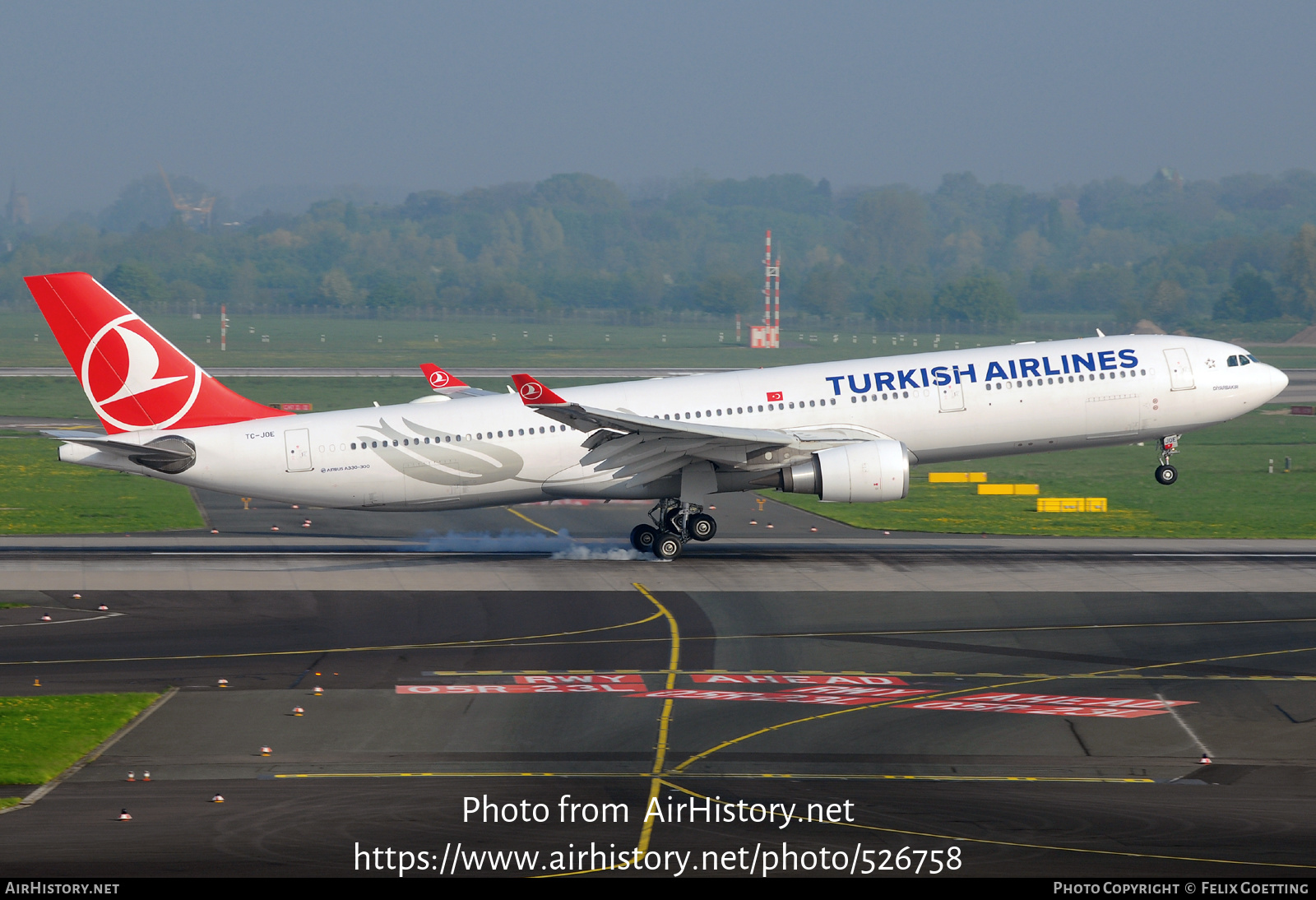 Aircraft Photo of TC-JOE | Airbus A330-303 | Turkish Airlines | AirHistory.net #526758