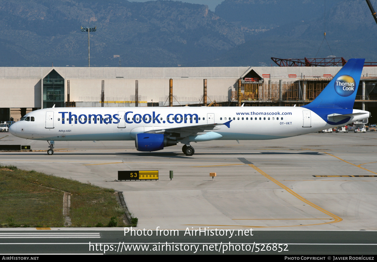 Aircraft Photo of OY-VKT | Airbus A321-211 | Thomas Cook Airlines Scandinavia | AirHistory.net #526852