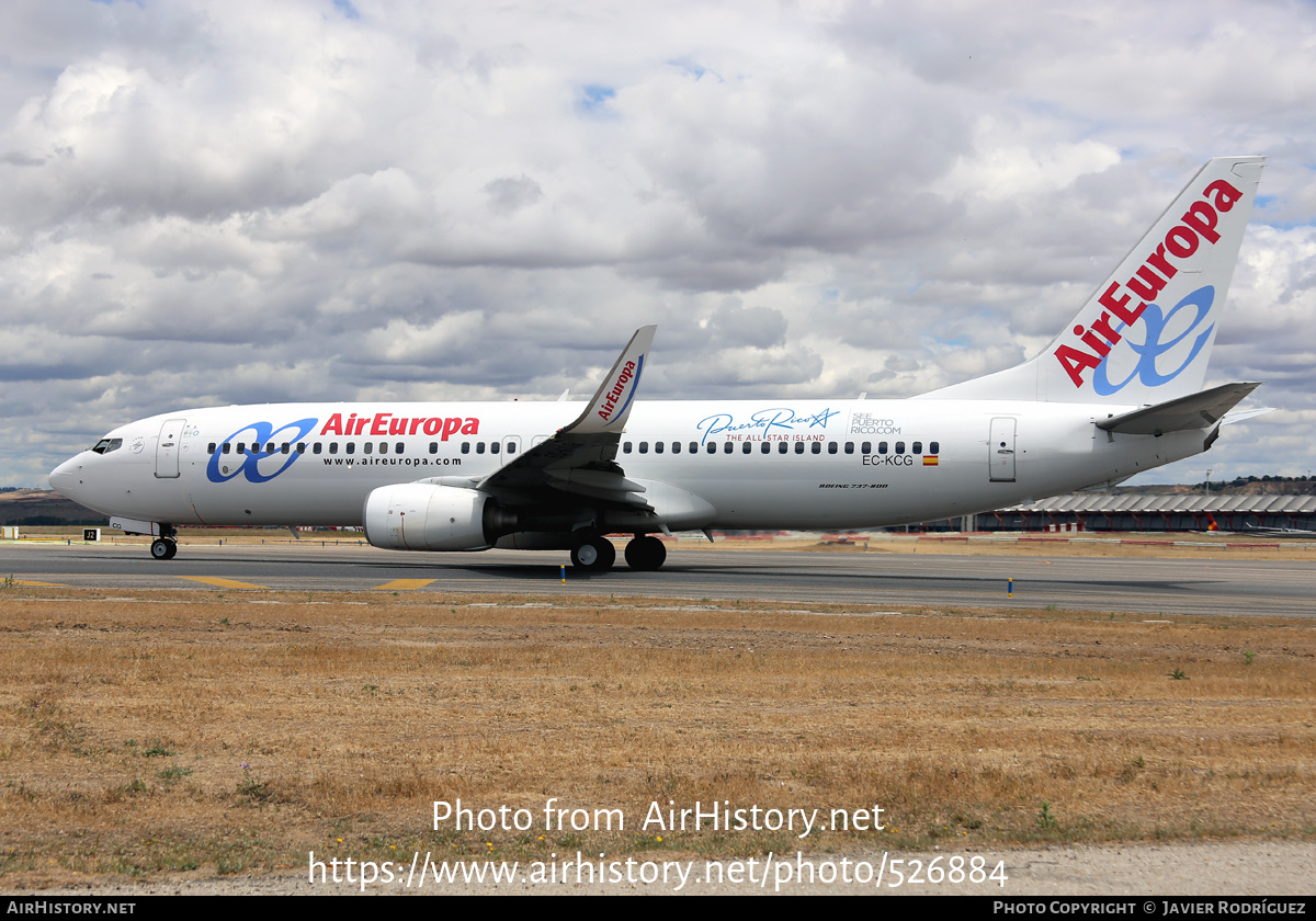 Aircraft Photo of EC-KCG | Boeing 737-85P | Air Europa | AirHistory.net #526884