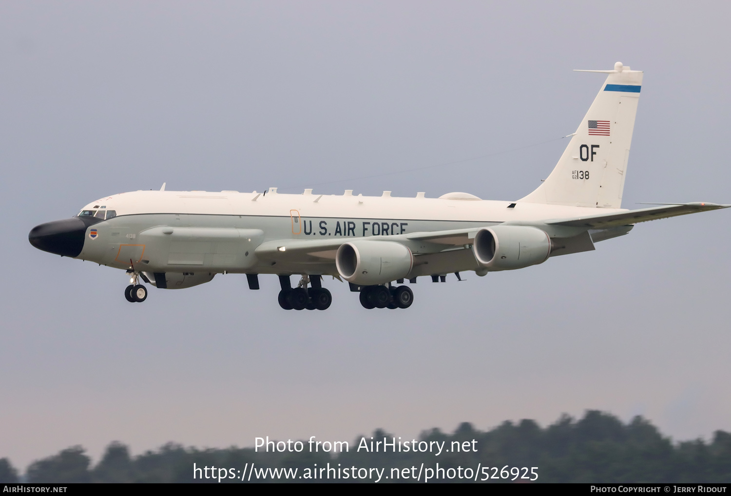 Aircraft Photo of 62-4138 / AF62-4138 | Boeing RC-135W | USA - Air Force | AirHistory.net #526925