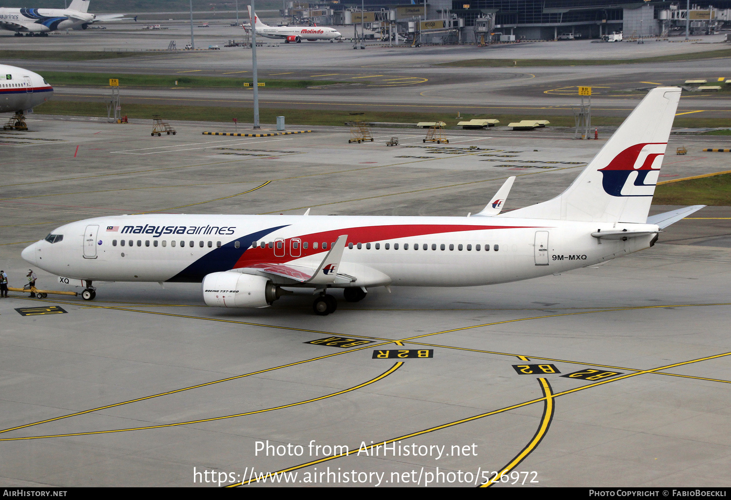 Aircraft Photo of 9M-MXQ | Boeing 737-8H6 | Malaysia Airlines | AirHistory.net #526972