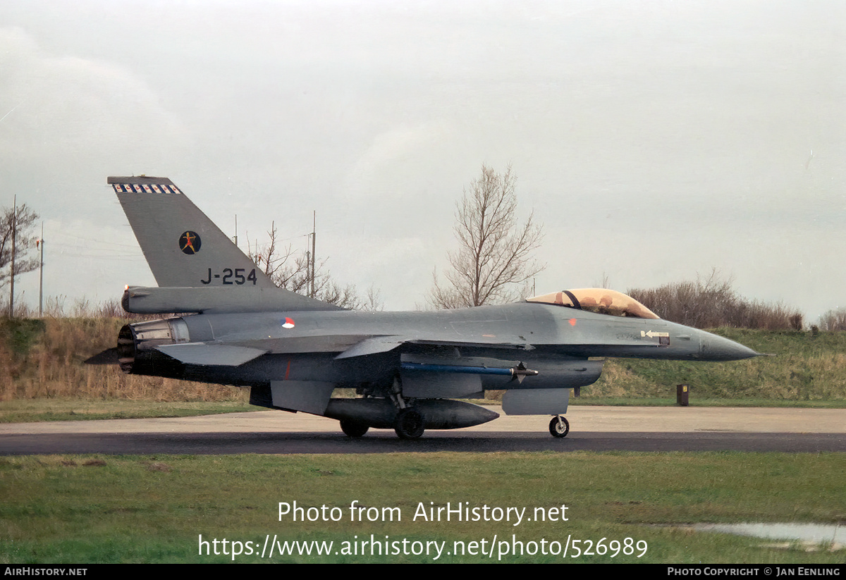 Aircraft Photo of J-254 | General Dynamics F-16A Fighting Falcon | Netherlands - Air Force | AirHistory.net #526989