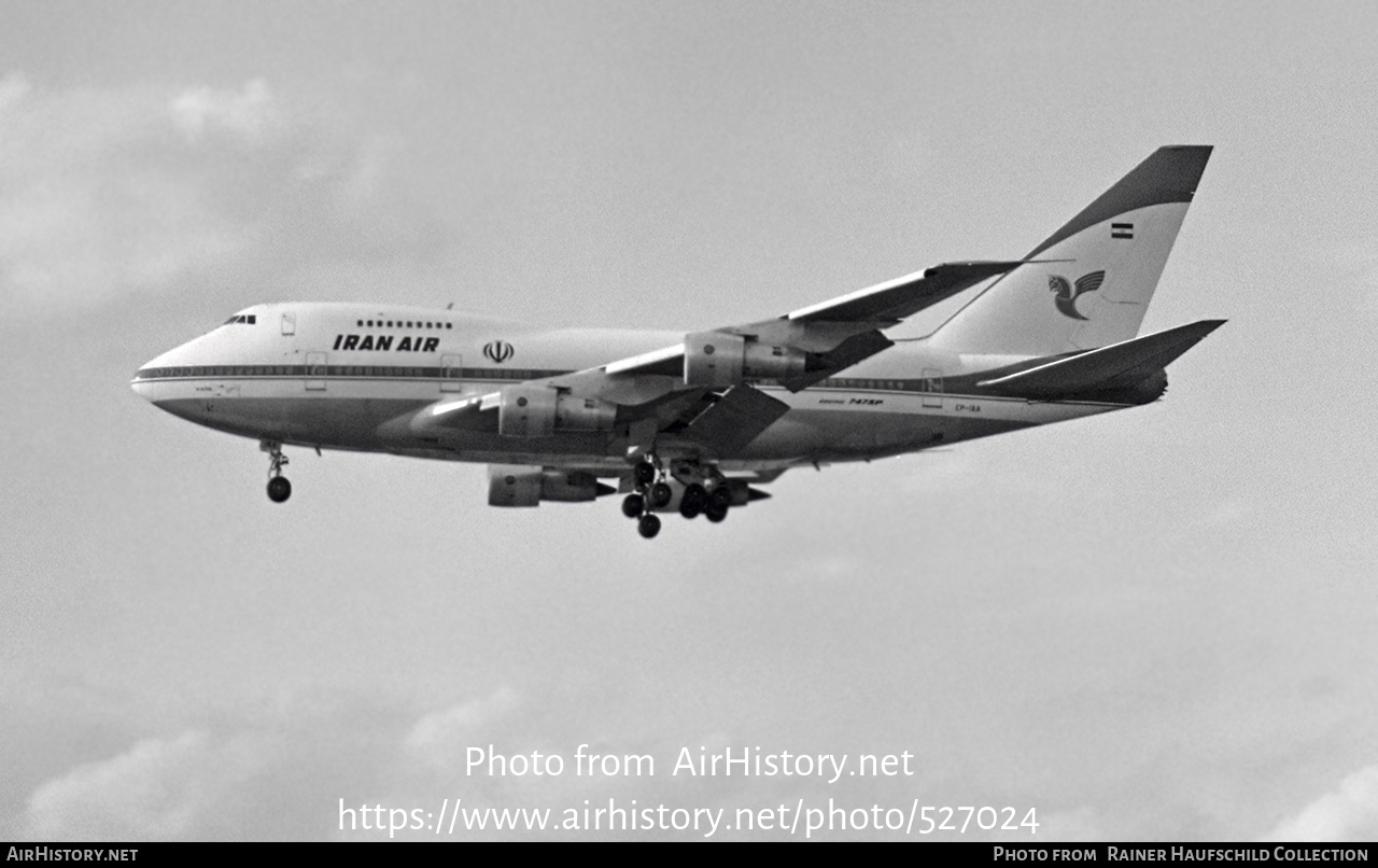 Aircraft Photo of EP-IAA | Boeing 747SP-86 | Iran Air | AirHistory.net #527024