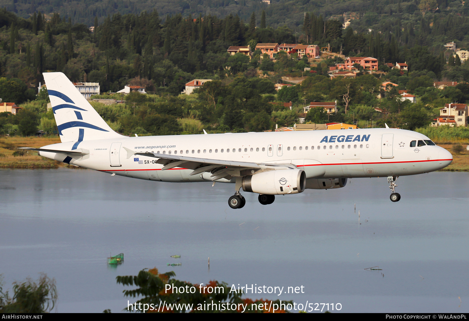 Aircraft Photo of SX-DGE | Airbus A320-232 | Aegean Airlines | AirHistory.net #527110