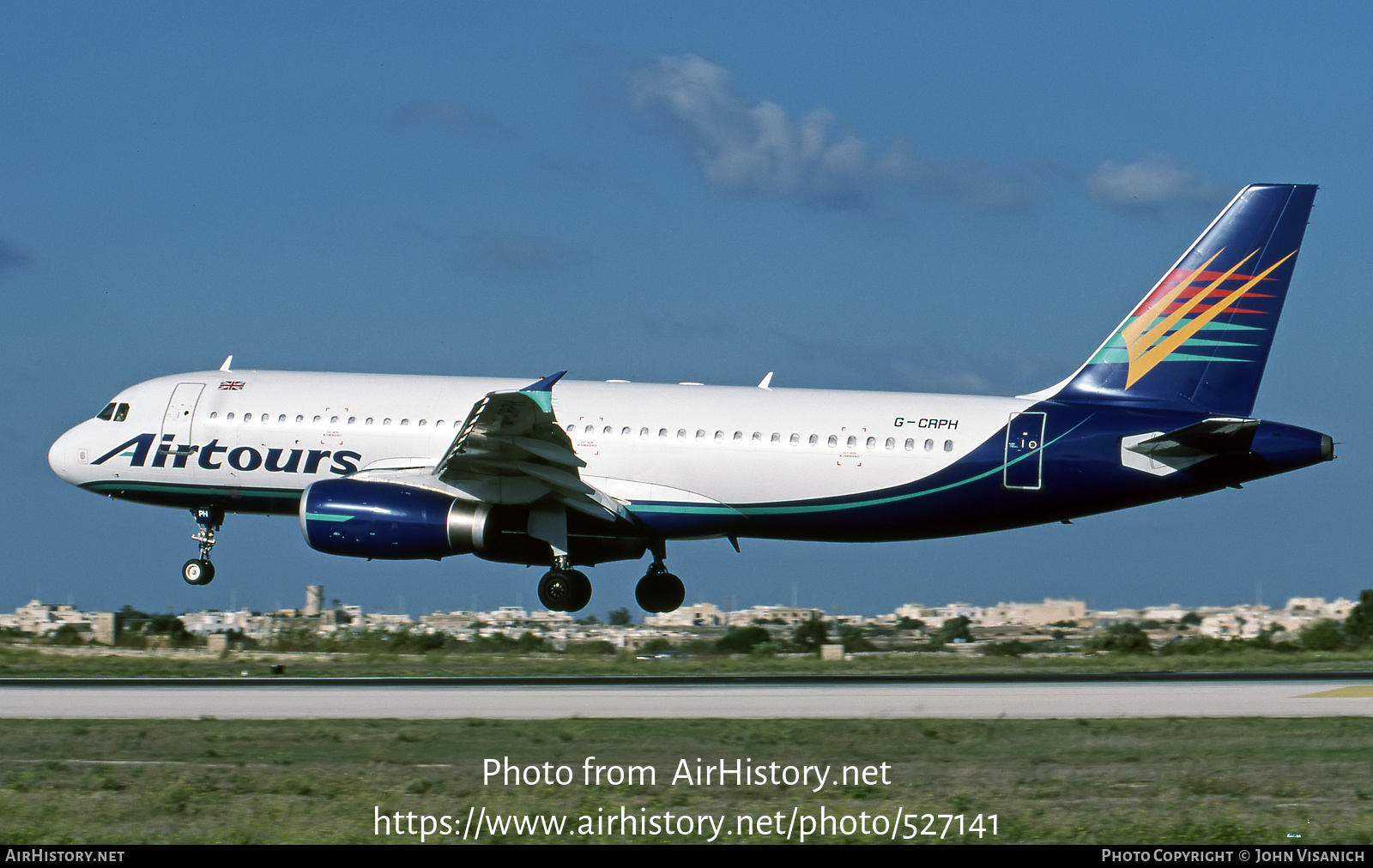 Aircraft Photo of G-CRPH | Airbus A320-231 | Airtours International | AirHistory.net #527141