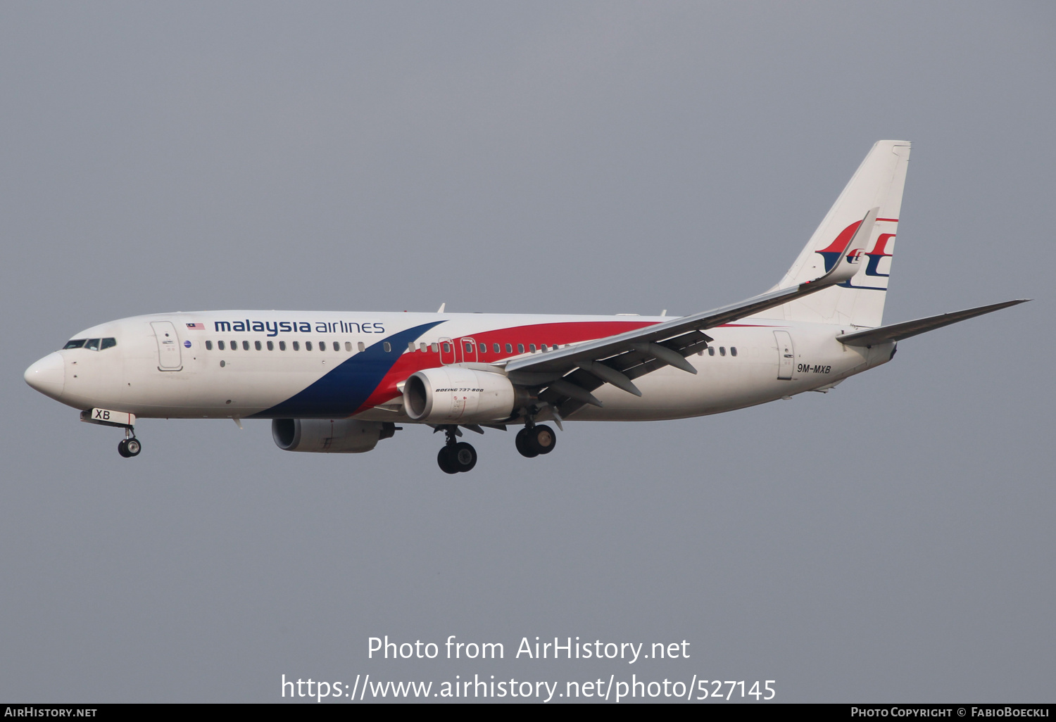 Aircraft Photo of 9M-MXB | Boeing 737-8H6 | Malaysia Airlines | AirHistory.net #527145