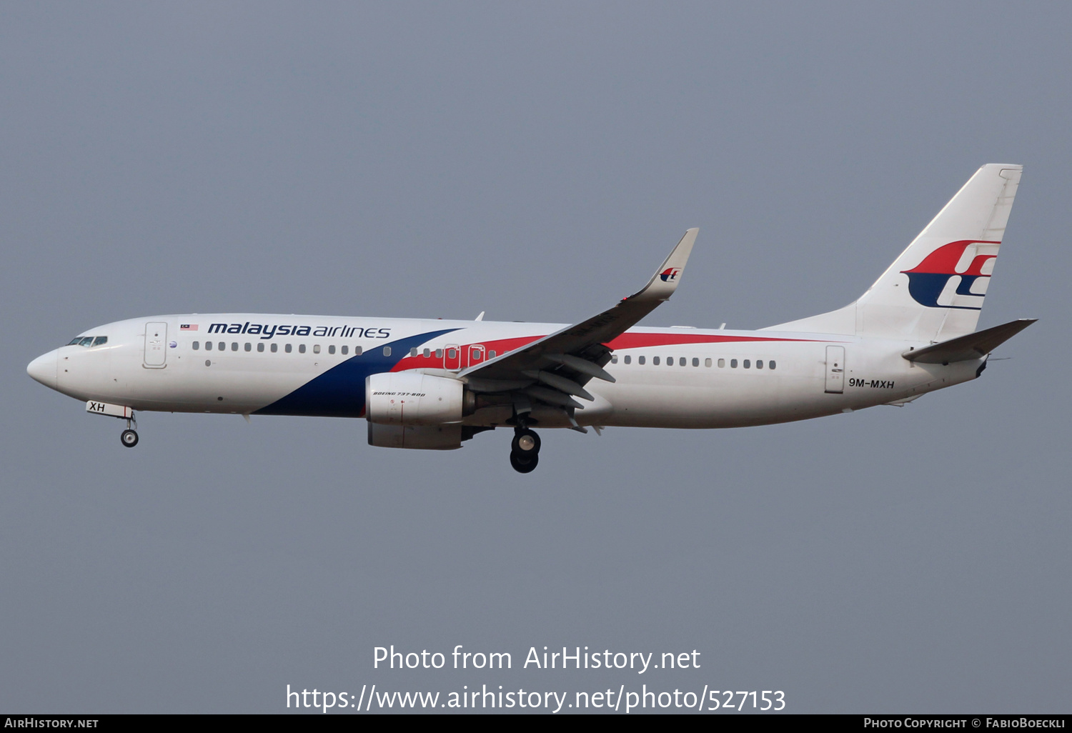 Aircraft Photo of 9M-MXH | Boeing 737-8H6 | Malaysia Airlines | AirHistory.net #527153