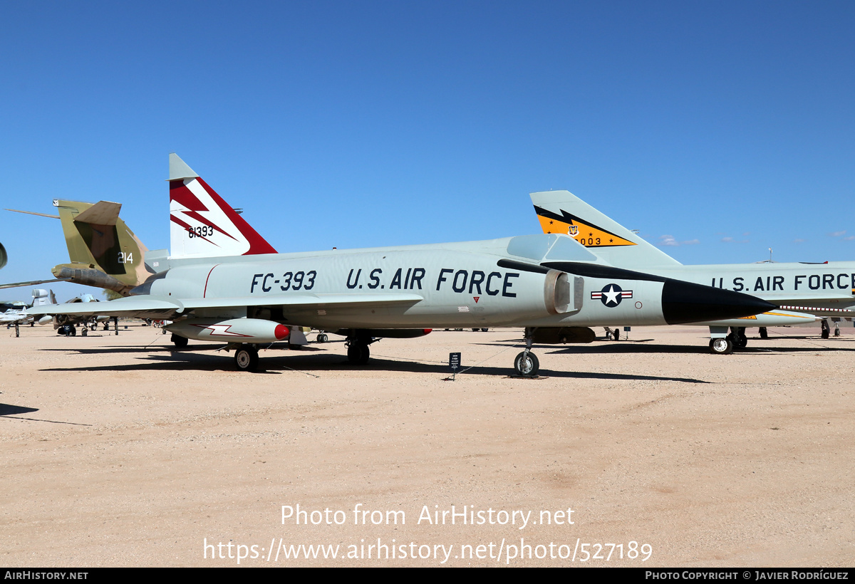 Aircraft Photo of 56-1393 / 61393 | Convair F-102A Delta Dagger | USA - Air Force | AirHistory.net #527189