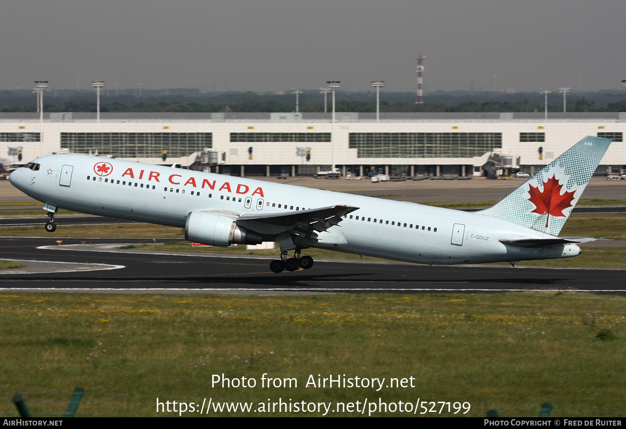 Aircraft Photo of C-GDUZ | Boeing 767-38E/ER | Air Canada | AirHistory.net #527199