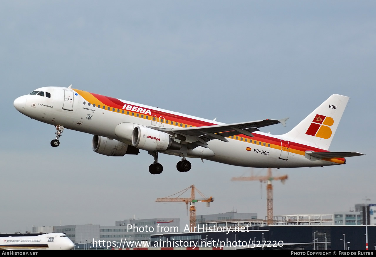 Aircraft Photo of EC-HQG | Airbus A320-214 | Iberia | AirHistory.net #527220