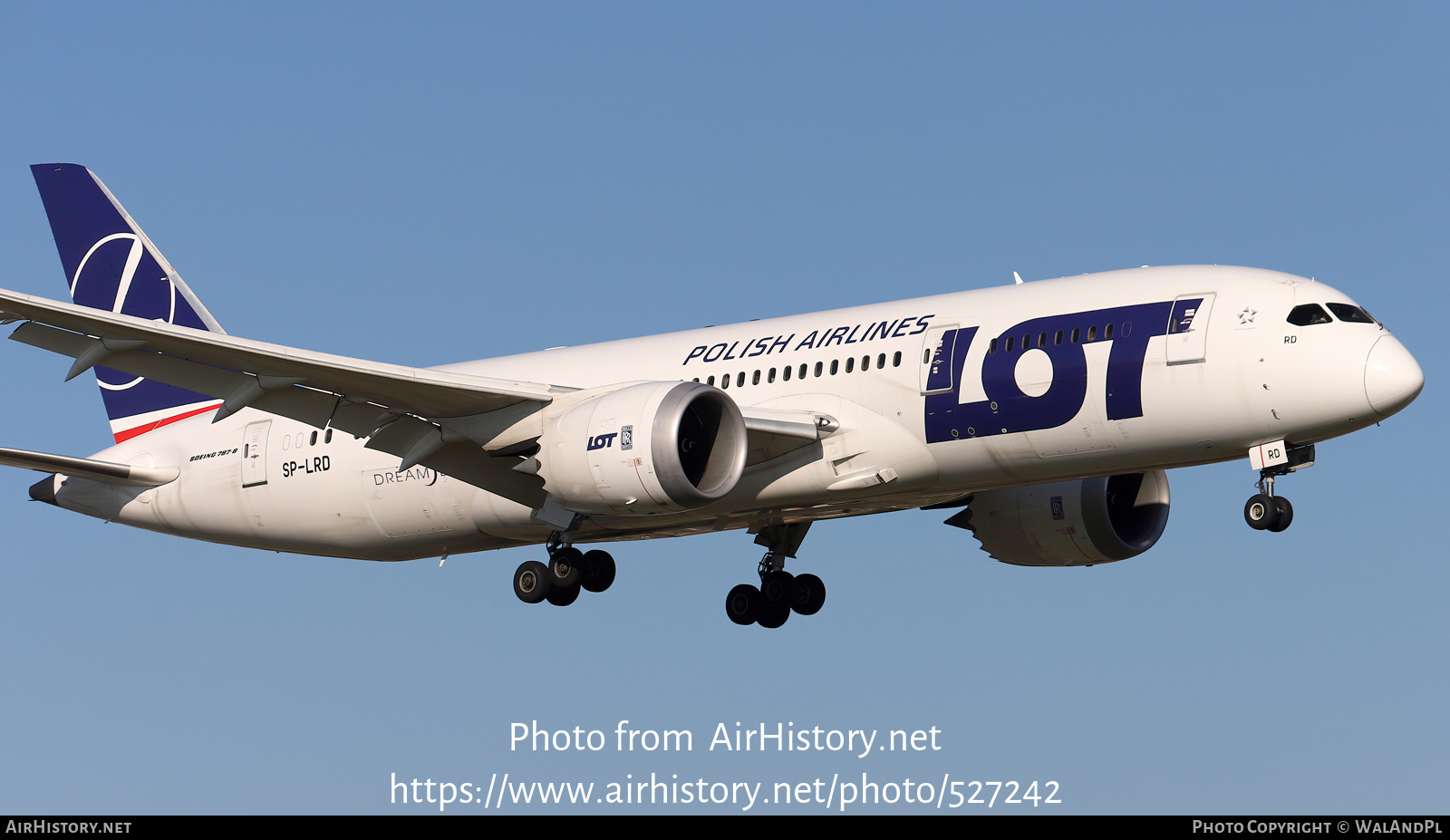 Aircraft Photo of SP-LRD | Boeing 787-8 Dreamliner | LOT Polish Airlines - Polskie Linie Lotnicze | AirHistory.net #527242