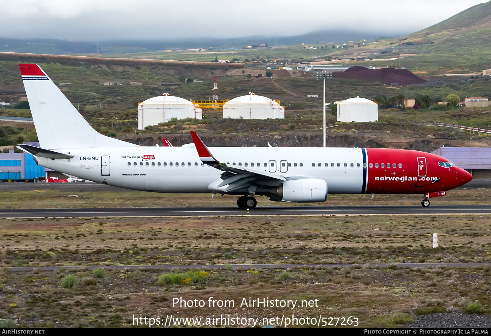 Aircraft Photo of LN-ENU | Boeing 737-8JP | Norwegian | AirHistory.net #527263