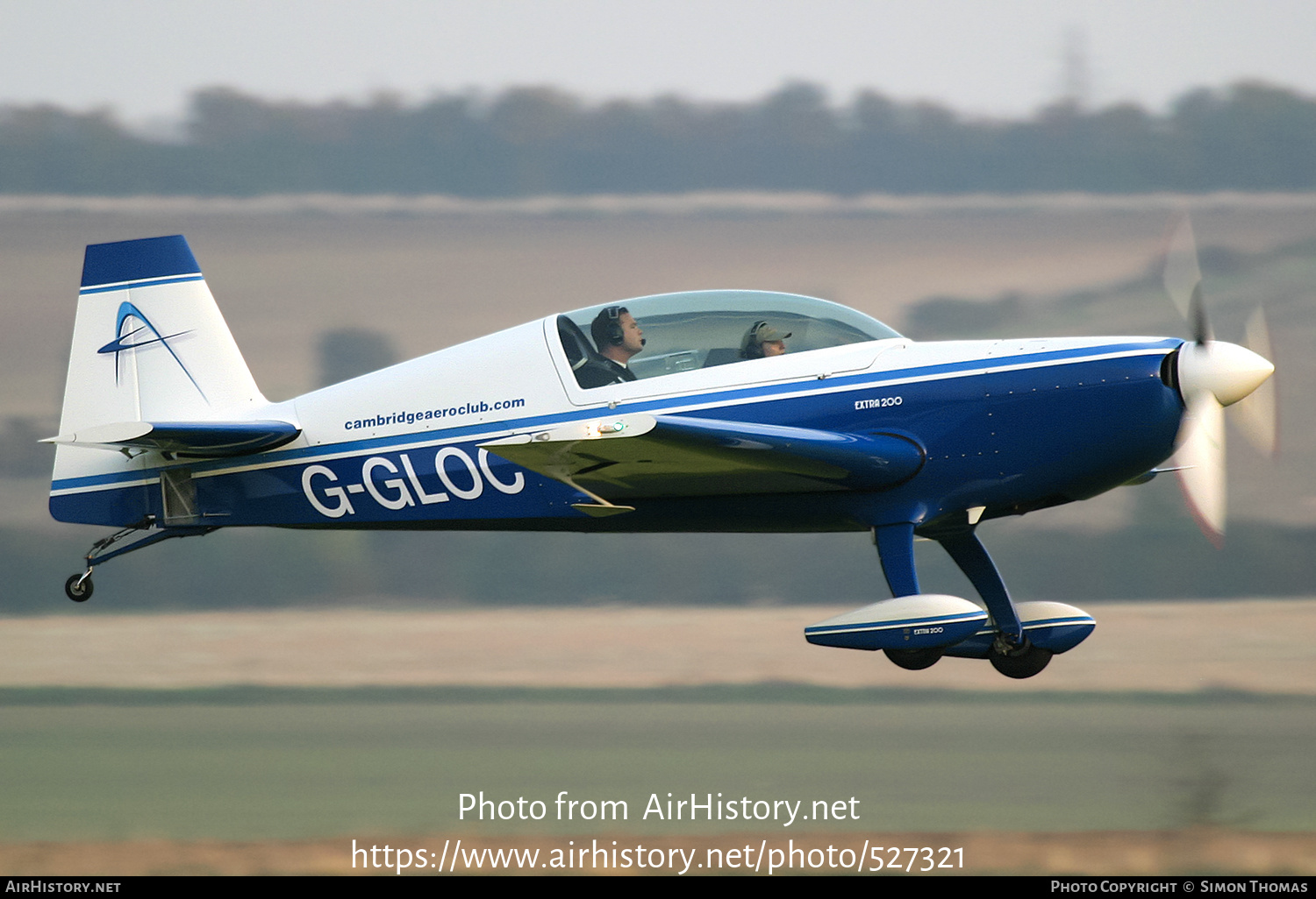 Aircraft Photo of G-GLOC | Extra EA-200 | Cambridge Aero Club | AirHistory.net #527321