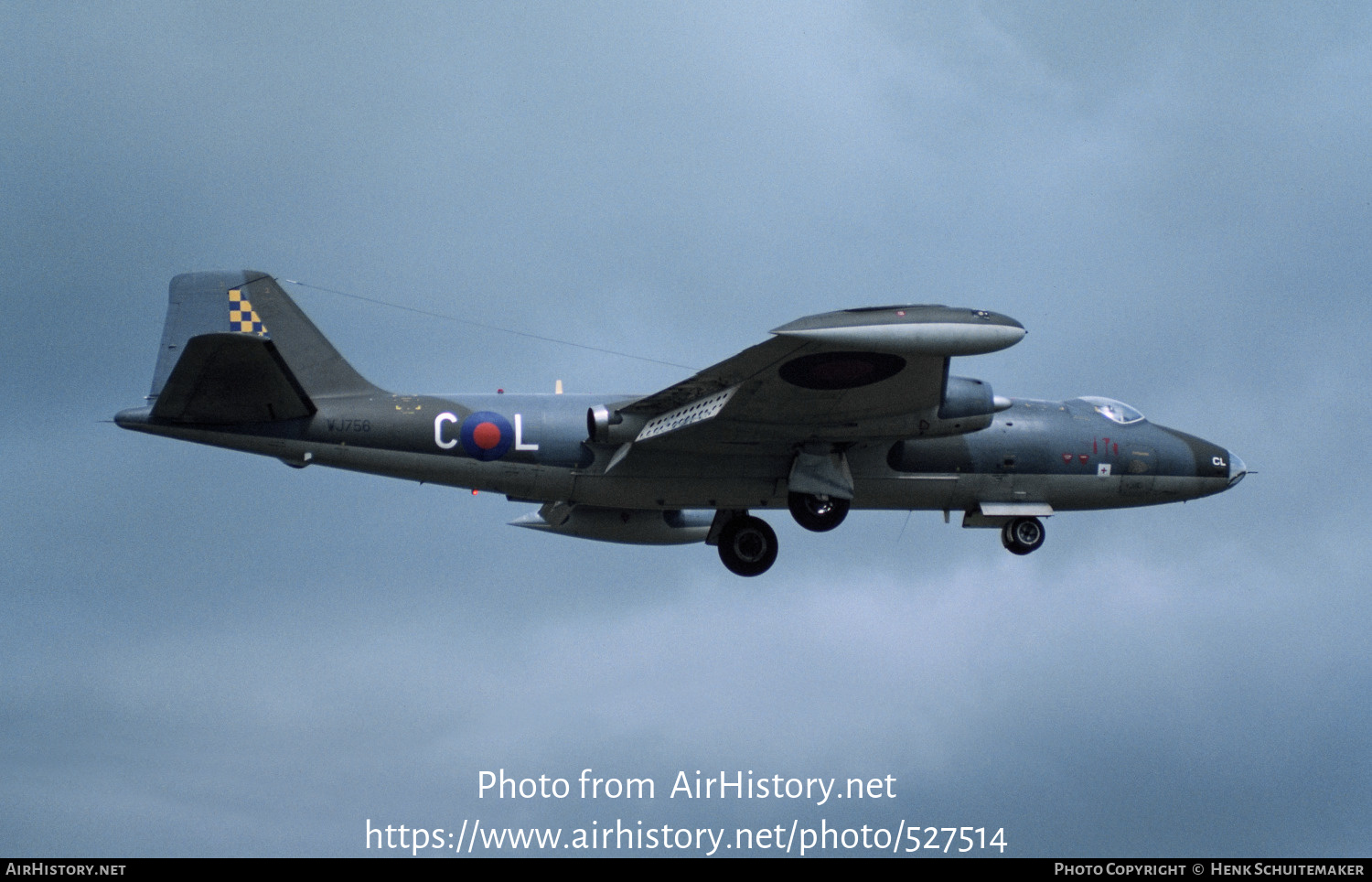 Aircraft Photo of WJ756 | English Electric Canberra E15 | UK - Air Force | AirHistory.net #527514