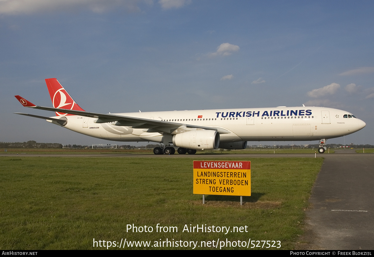 Aircraft Photo of TC-JNL | Airbus A330-343 | Turkish Airlines | AirHistory.net #527523