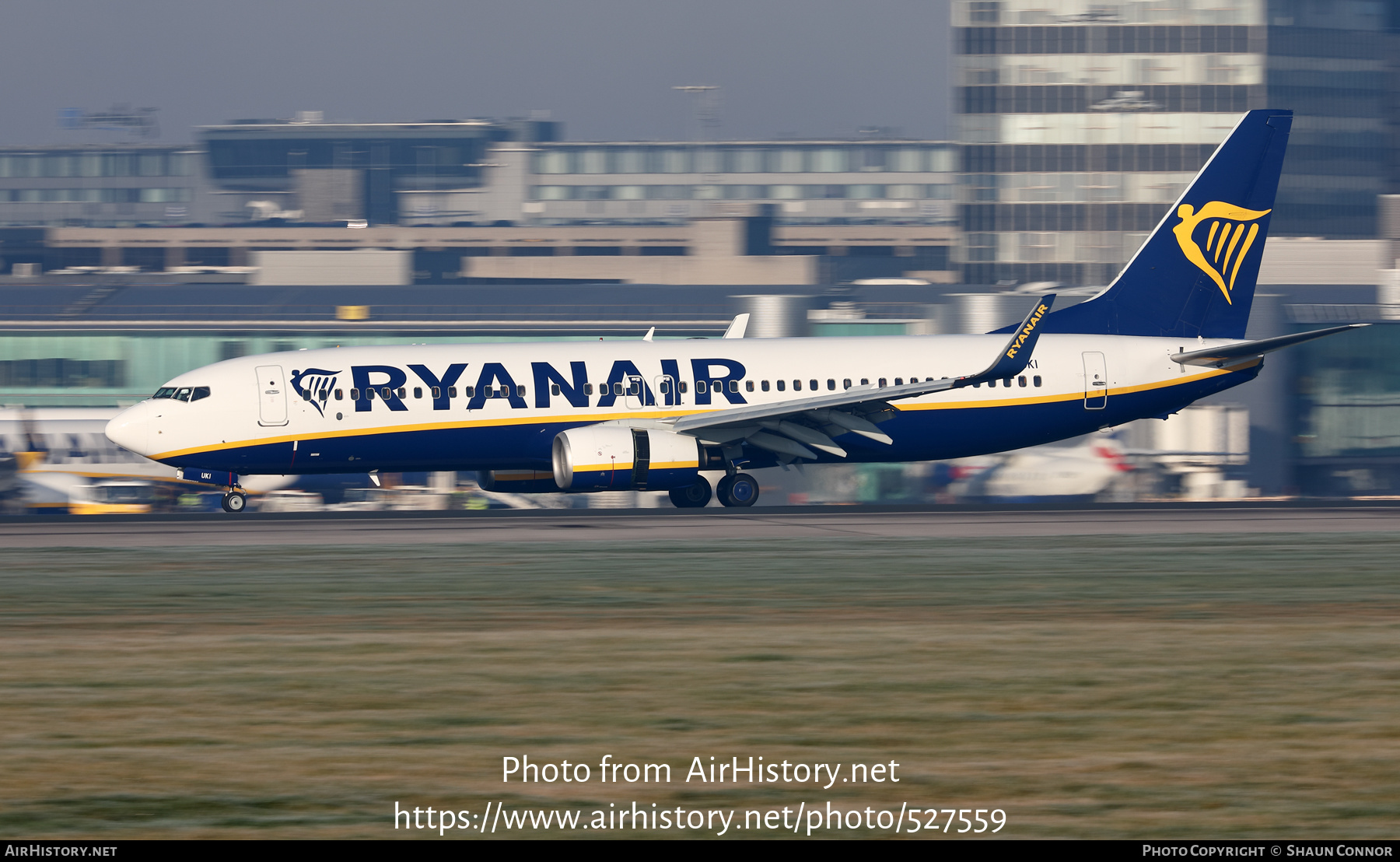 Aircraft Photo of G-RUKI | Boeing 737-8AS | Ryanair | AirHistory.net #527559