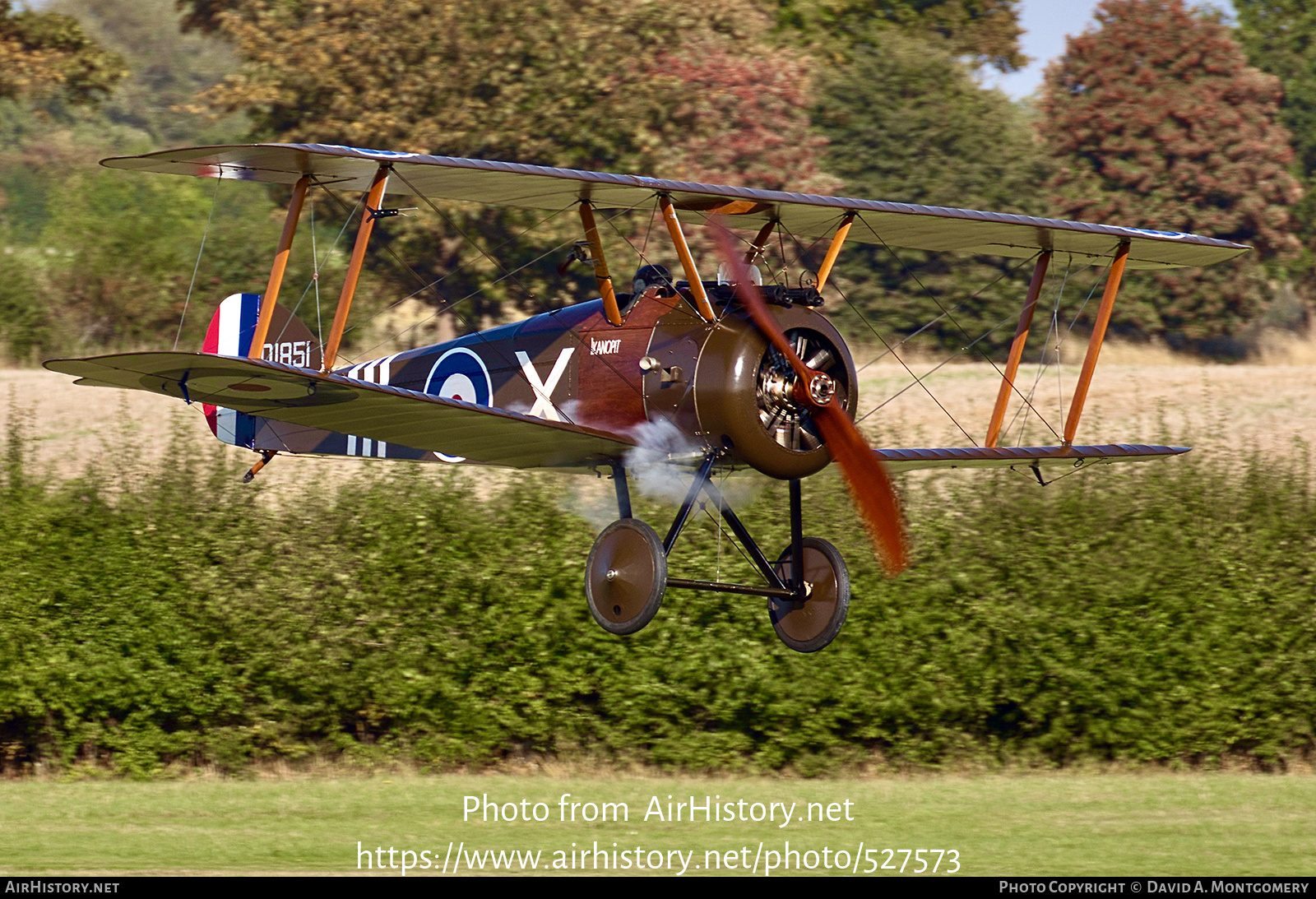 Aircraft Photo of G-BZSC / D1851 | Sopwith F-1 Camel Replica | UK - Air Force | AirHistory.net #527573