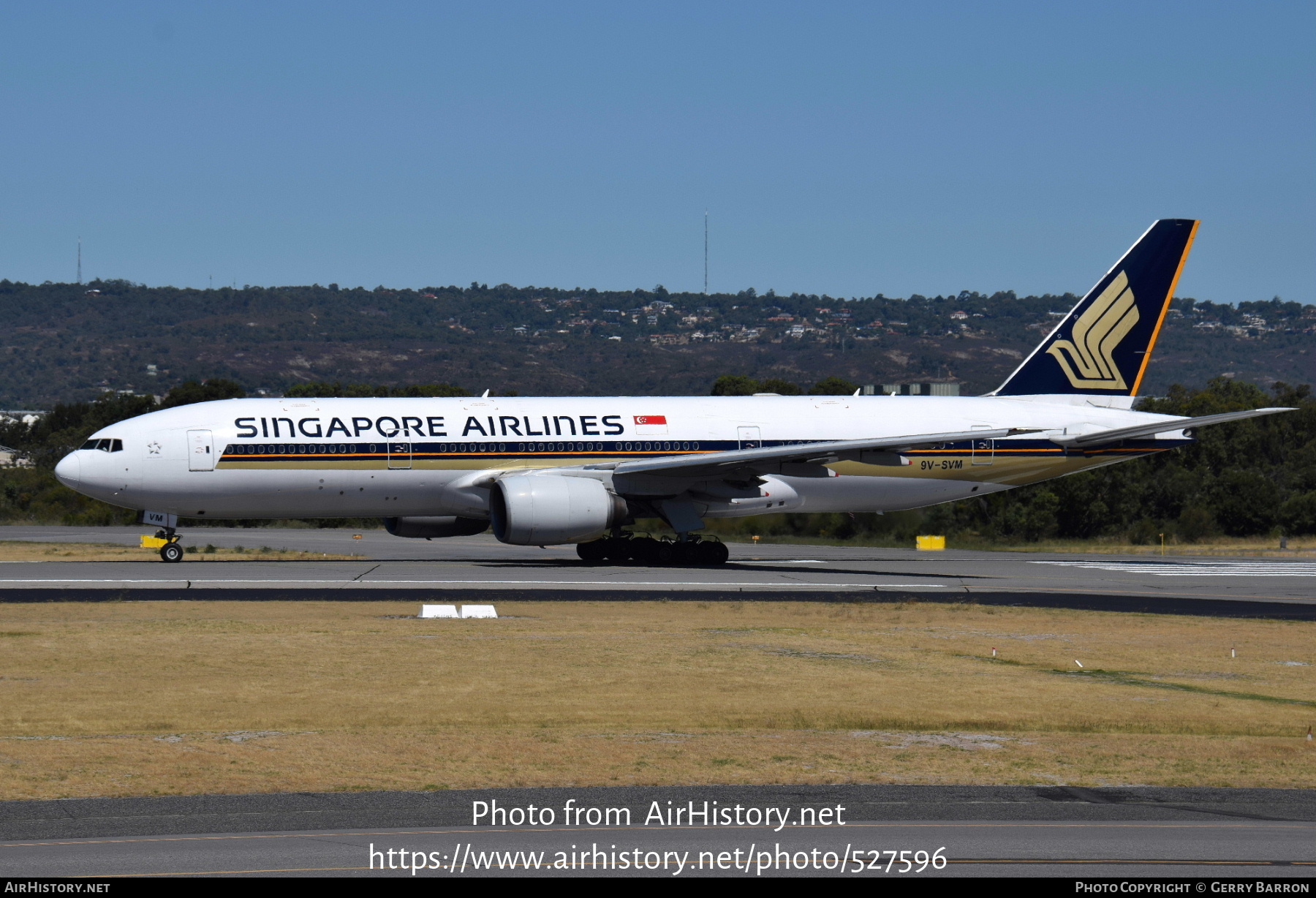 Aircraft Photo of 9V-SVM | Boeing 777-212/ER | Singapore Airlines | AirHistory.net #527596