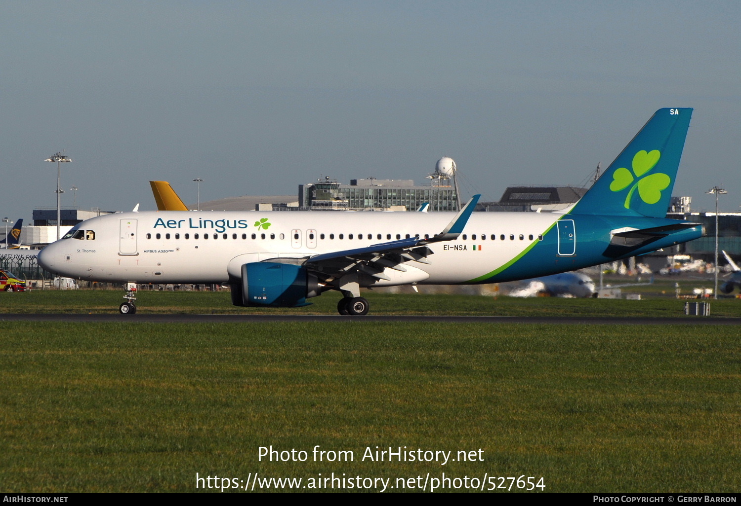 Aircraft Photo of EI-NSA | Airbus A320-251N | Aer Lingus | AirHistory.net #527654