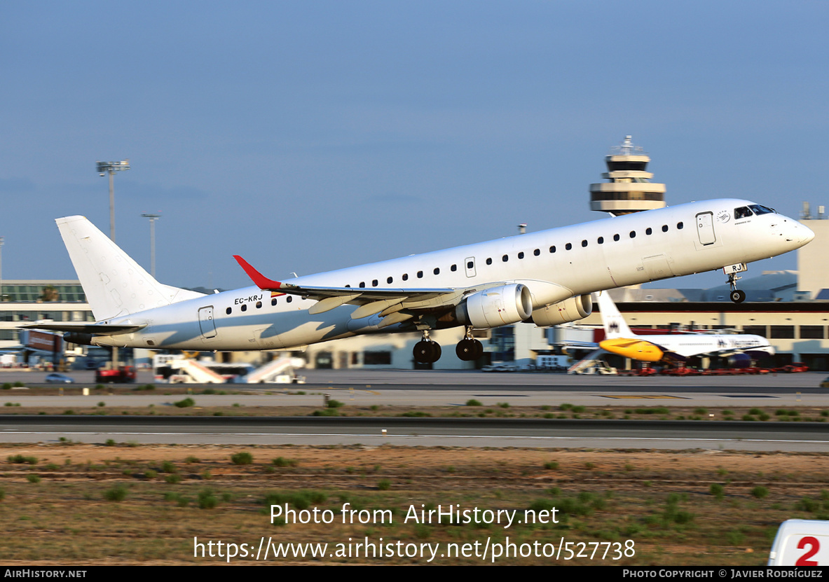 Aircraft Photo of EC-KRJ | Embraer 195LR (ERJ-190-200LR) | AirHistory.net #527738