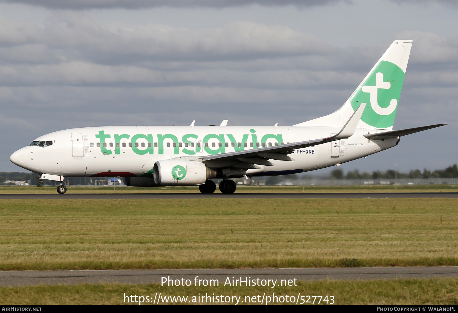 Aircraft Photo of PH-XRB | Boeing 737-7K2 | Transavia | AirHistory.net #527743